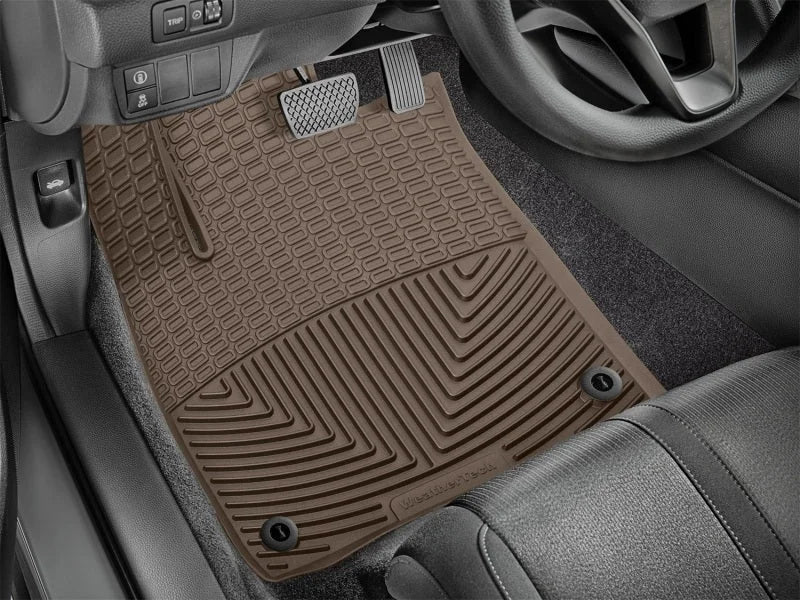 WeatherTech 2018+ Honda Accord Front Rubber Mats - Tan - Side View