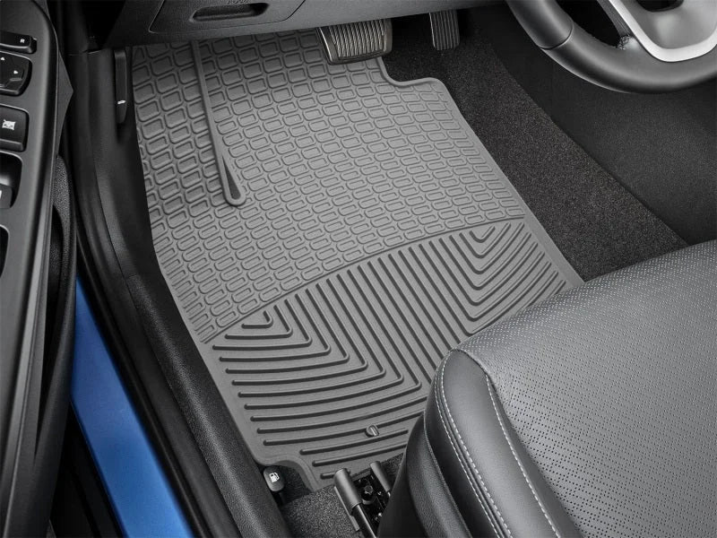 WeatherTech 2018+ Hyundai Kona Front Rubber Mats - Grey - Side View