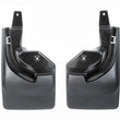 Load image into Gallery viewer, WeatherTech 2018+ Jeep Wrangler JL Rear No Drill MudFlaps - Black - Main Product View