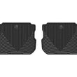 Load image into Gallery viewer, WeatherTech 2018+ Jeep Wrangler Rear Rubber Mats - Black - Main Product View