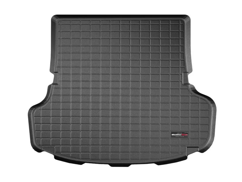 WeatherTech 2018+ Kia Stinger Cargo Liners - Black - Detail View