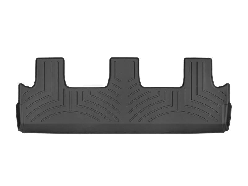 WeatherTech 2018+ Lincoln Navigator L (w/2nd Row Bench Seats) Rear FloorLiner - Black - Main Product View