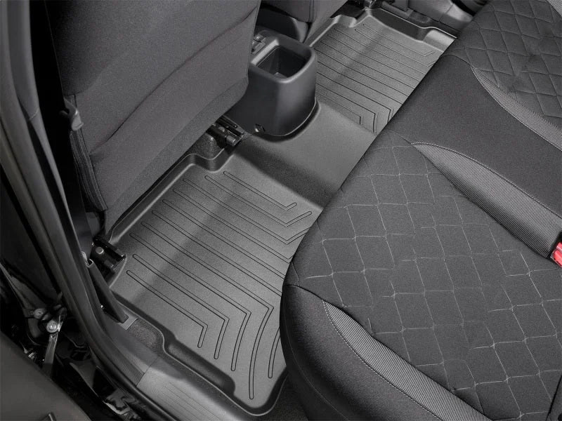 WeatherTech 2018+ Nissan Kicks Rear FloorLiner - Black - Side View