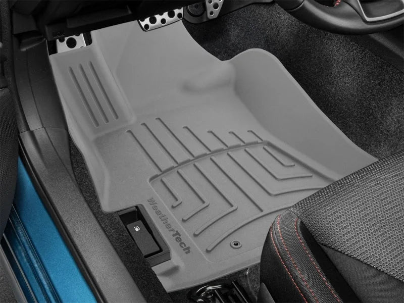 WeatherTech 2018+ Subaru Crosstrek Front FloorLiner HP - Grey - Installation View