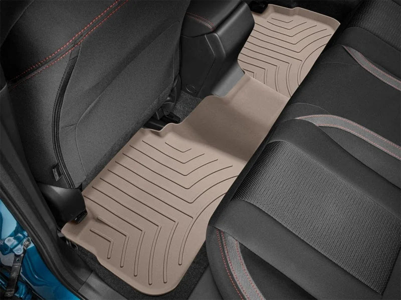 WeatherTech 2018+ Subaru Crosstrek Rear FloorLiner HP - Tan - Back View