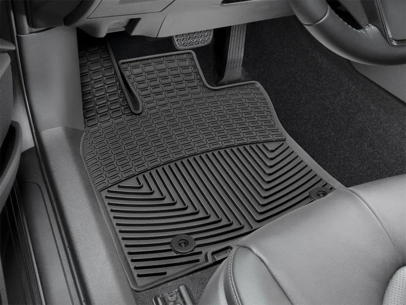 WeatherTech 2018+ Toyota Camry Front Rubber Mats - Black - Side View