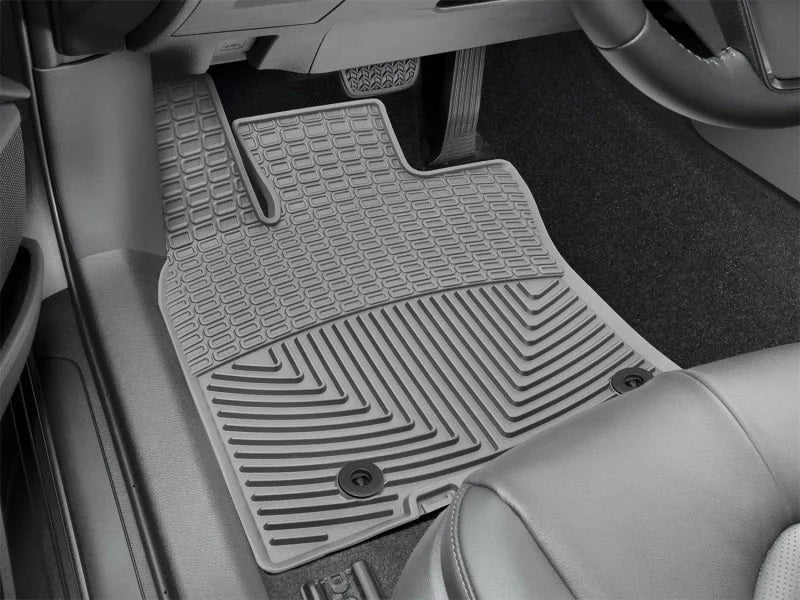WeatherTech 2018+ Toyota Camry Front Rubber Mats - Grey - Side View