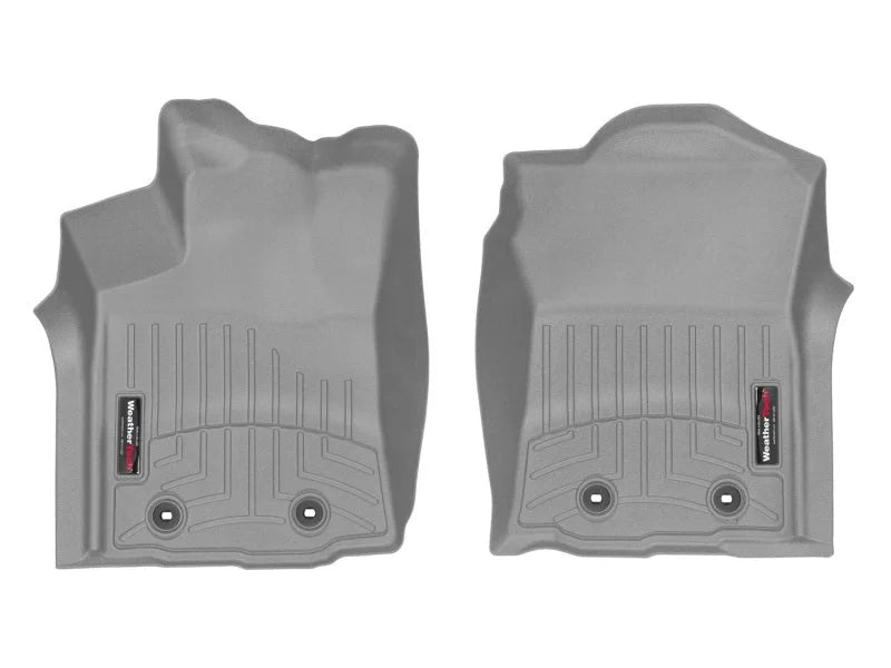WeatherTech 2018+ Toyota Tacoma Front FloorLiner - Grey (Auto Trans Only; Trans Only) - Main Product View