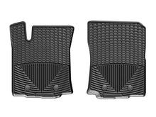 Load image into Gallery viewer, WeatherTech 2018+ Toyota Tacoma Front Rubber Mats - Black - Main Product View