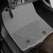 Load image into Gallery viewer, WeatherTech 2018+ Toyota Tacoma Front Rubber Mats - Grey - Side View