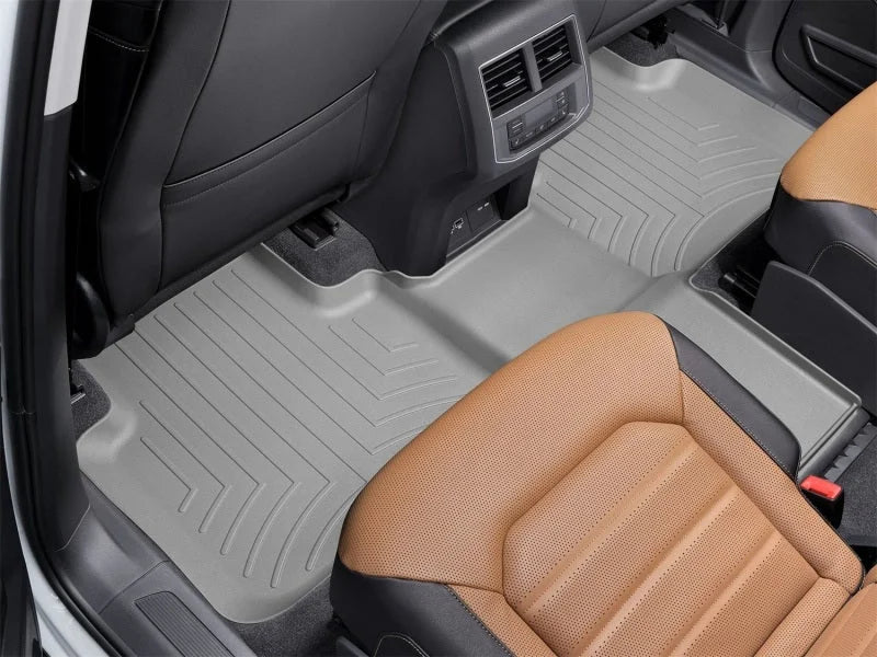 WeatherTech 2018+ Volkswagen Atlas Rear FloorLiner - Grey (w/ 2nd Row Bucket Seats) - Additional View 10