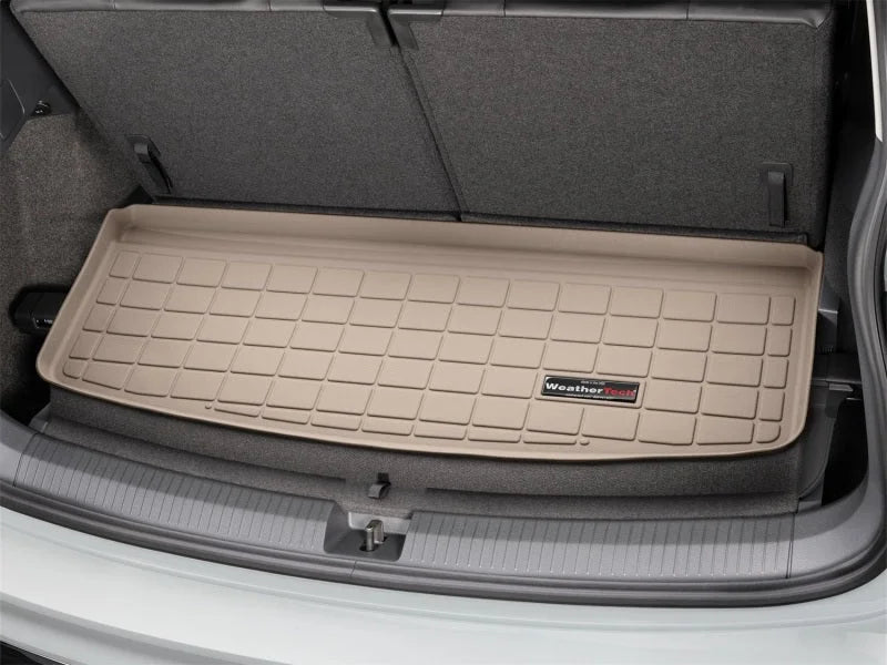 WeatherTech 2018+ Volkswagen Tiguan (w/ 7-Passenger Seating Only) Cargo Liners - Tan - Side View