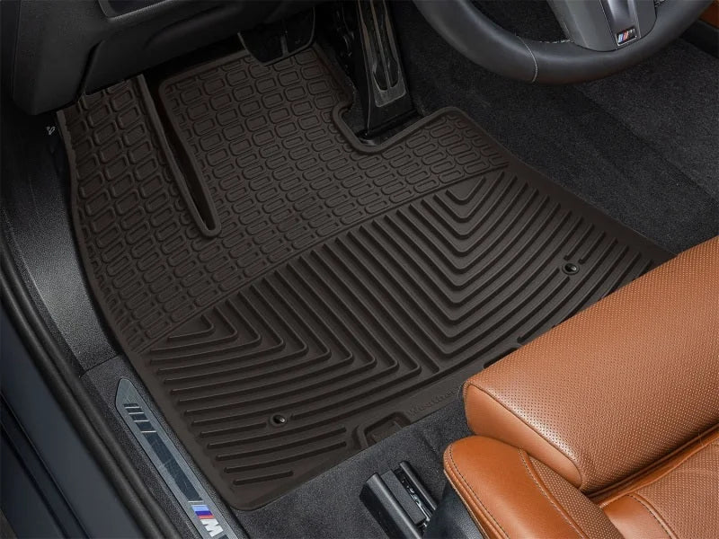 WeatherTech 2019+ BMW X5 40i Front Rubber Mats - Cocoa - Side View