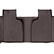 Load image into Gallery viewer, WeatherTech 2019+ Chevrolet Silverado 1500 Crew Cab (1st Row Bucket Seats) Rear FloorLiner - Cocoa - Main Product View