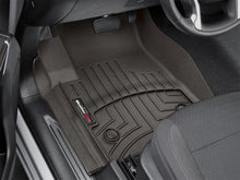 Load image into Gallery viewer, WeatherTech 2019+ Chevrolet Silverado 1500 Crew Cab Front FloorLiner - Cocoa - Side View