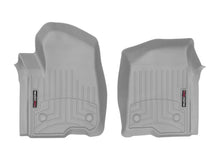 Load image into Gallery viewer, WeatherTech 2019+ Chevrolet Silverado 1500 Crew Cab Front FloorLiner - Grey - Main Product View
