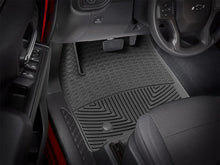 Load image into Gallery viewer, WeatherTech 2019+ Chevrolet Silverado 1500 Crew Cab Front Rubber Mats - Black - Side View