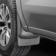 Load image into Gallery viewer, WeatherTech 2019+ Chevrolet Silverado 1500 Crew Cab No Drill MudFlaps - Black - Side View