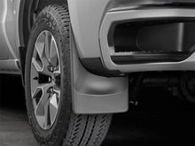 Load image into Gallery viewer, WeatherTech 2019+ Chevrolet Silverado 1500 Crew Cab No Drill MudFlaps - Black - Side View