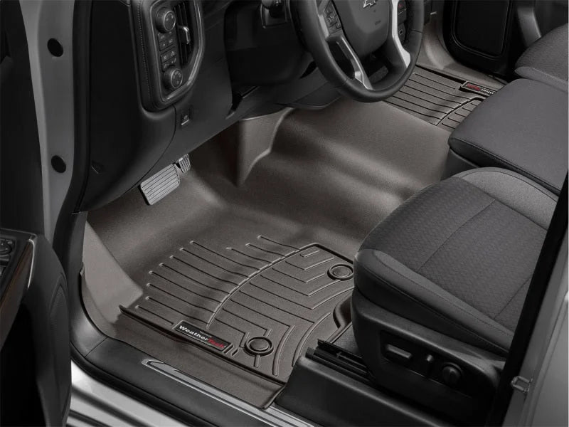 WeatherTech 2019+ Chevrolet Silverado 1500 Front FloorLiner OTH - Cocoa - Side View