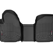Load image into Gallery viewer, WeatherTech 2019+ Chevrolet Silverado 1500 / GMC Sierra (Regular Cab) Front Vinyl FloorLiner - Black - Main Product View