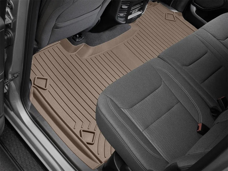 WeatherTech 2019+ Dodge Ram Truck 1500 Rear FloorLiner HP - Tan - Back View
