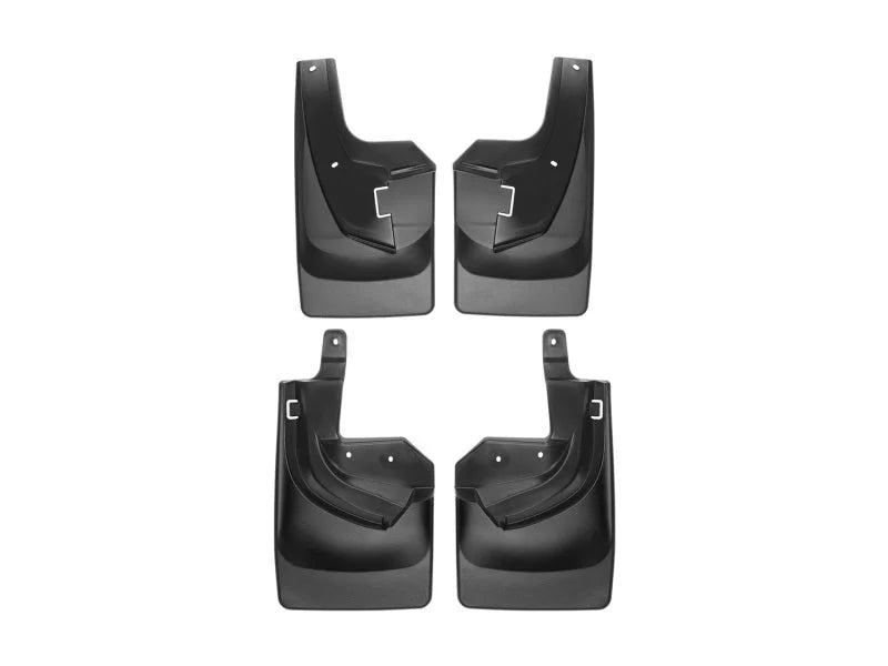 WeatherTech 2019+ Dodge Ram Truck 2500/3500 No Drill Mudflaps - Black - Main Product View