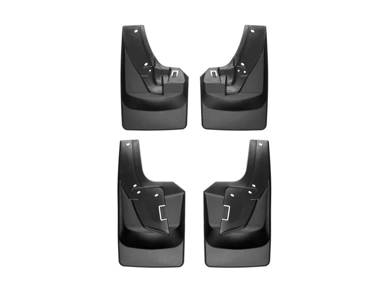 WeatherTech 2019+ Dodge Ram Truck 2500/3500 No Drill Mudflaps - Black - Main Product View