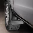 Load image into Gallery viewer, WeatherTech 2019+ Ford Ranger No Drill Front Mudflaps - Black - Side View