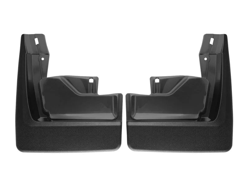 WeatherTech 2019+ GMC Sierra/Sierra Denali Front No Drill Mudflaps - Main Product View