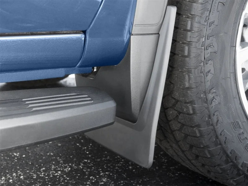 WeatherTech 2019+ GMC Sierra/Sierra Denali Front No Drill Mudflaps - Side View