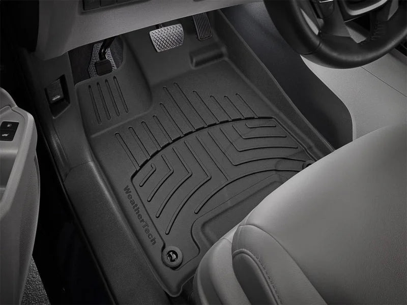 WeatherTech 2019 Honda Passport Front FloorLiner HP - Black - Installation View