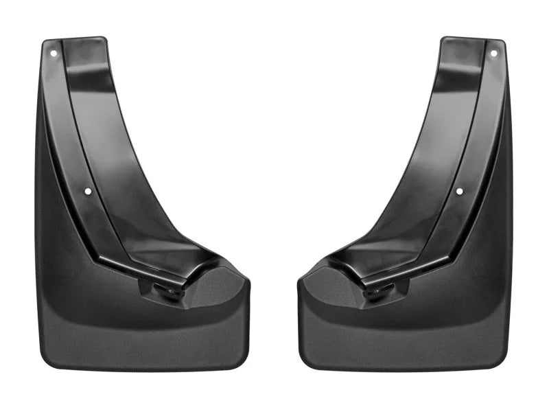 WeatherTech 2019+ Honda Pilot Rear No Drill MudFlaps - Black - Main Product View