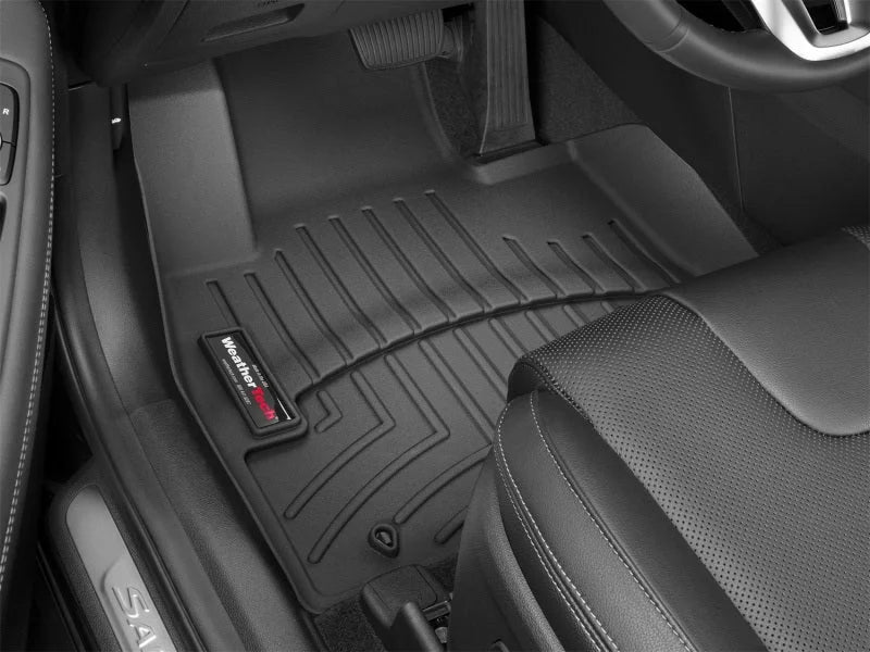 WeatherTech 2019+ Hyundai Santa Fe Front FloorLiner - Black - Side View
