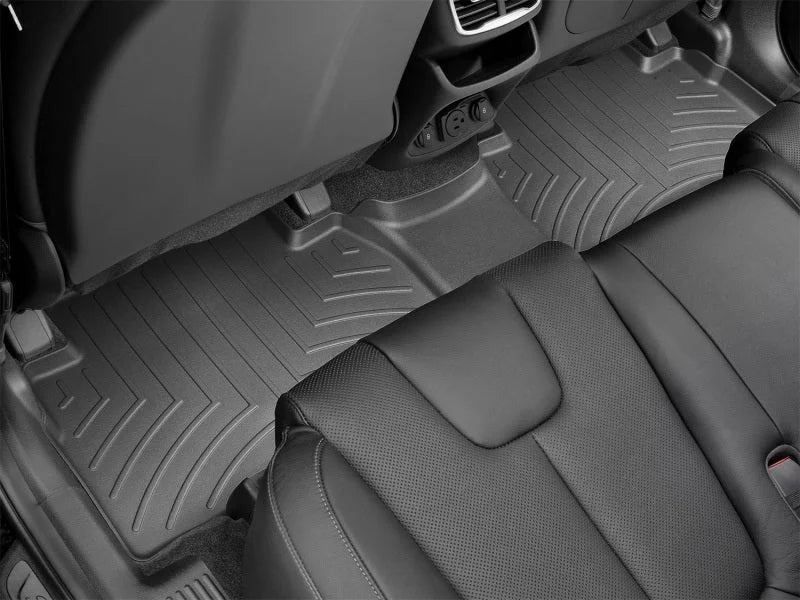 WeatherTech 2019+ Hyundai Santa Fe Rear FloorLiner - Black - Side View