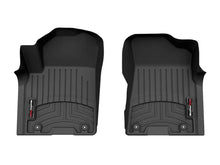 Load image into Gallery viewer, WeatherTech 2019+ Infiniti QX80 Front FloorLiners - Black - Main Product View