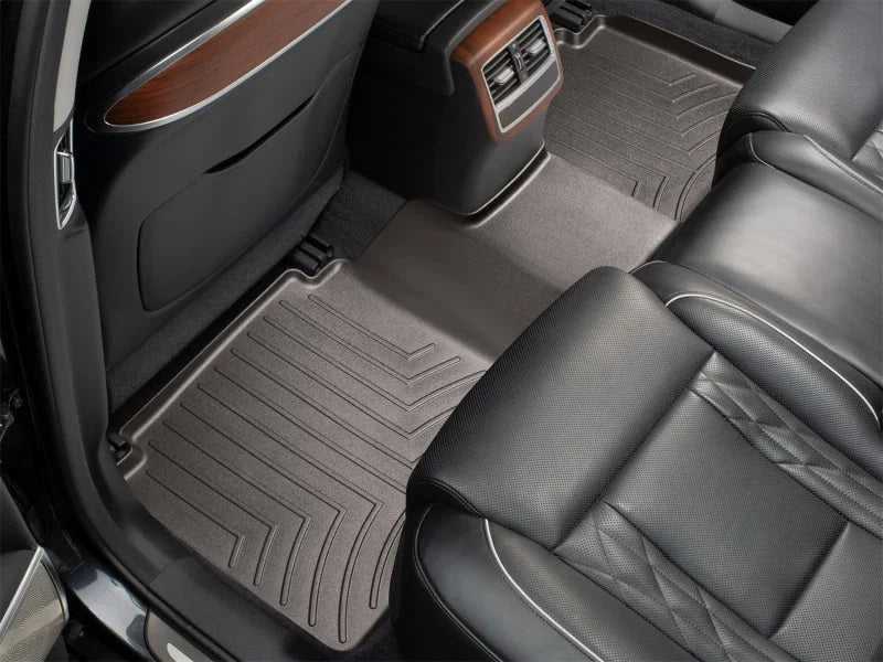 WeatherTech 2019+ Kia K900 Rear FloorLiner - Cocoa - Back View