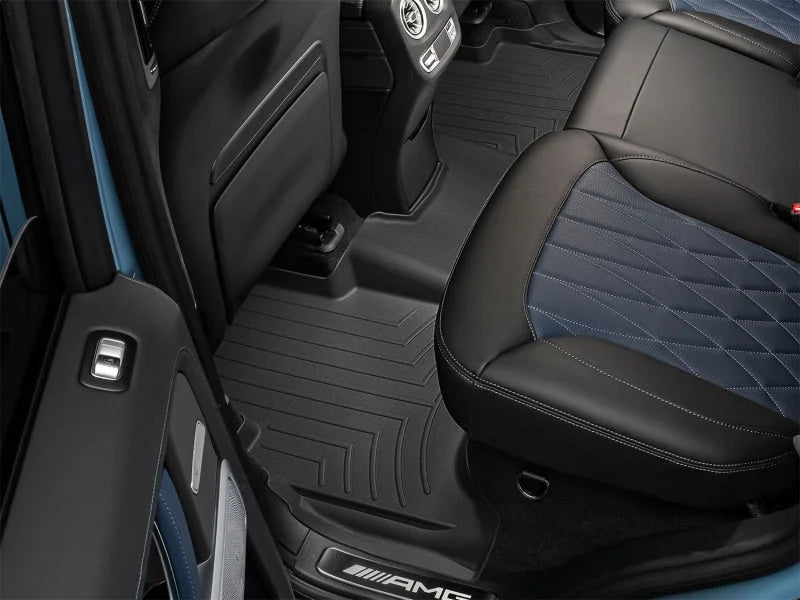 WeatherTech 2019+ Mercedes-Benz AMG G-63 Rear FloorLiner - Black - Side View