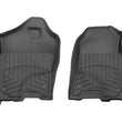 Load image into Gallery viewer, WeatherTech 2019+ Ram 1500 Quad &amp; Crew Cab Front FloorLiner HP - Black