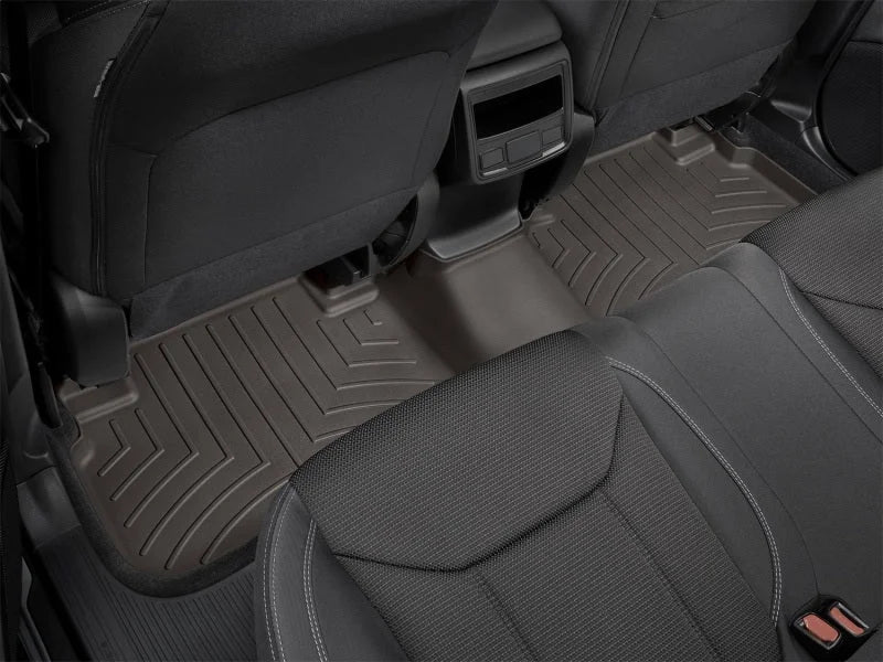 WeatherTech 2019+ Subaru Forester Rear FloorLiners - Cocoa - Back View