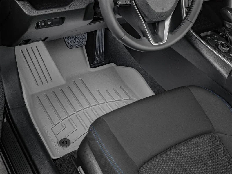 WeatherTech 2019+ Toyota RAV4 Front FloorLiner HP - Grey - Installation View