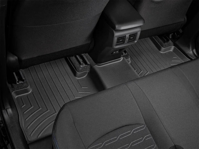 WeatherTech 2019+ Toyota RAV4 Hybrid Rear FloorLiner HP - Black - Back View
