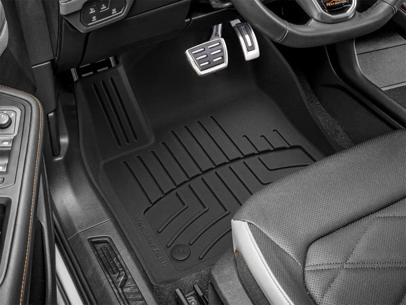 WeatherTech 2019+ Volkswagen Atlas w/2nd Row Bucket Seats Front FloorLiner HP - Black - Additional View 5