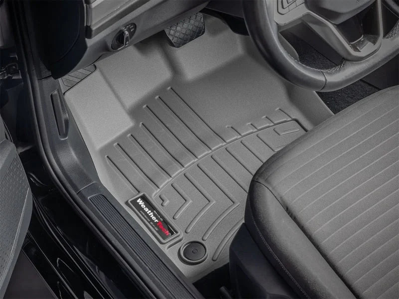 WeatherTech 2019+ Volkswagen Jetta Front FloorLiner - Grey (Automatic Trans Only) - Installation View