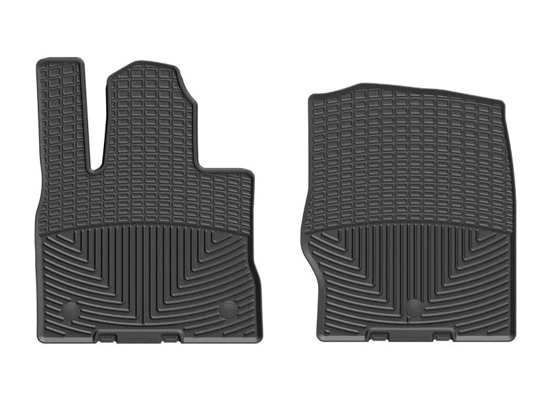 WeatherTech 2020+ Ford Explorer Front Rubber Mats - Black - Main Product View
