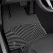 Load image into Gallery viewer, WeatherTech 2020+ Ford Explorer Front Rubber Mats - Black - Side View