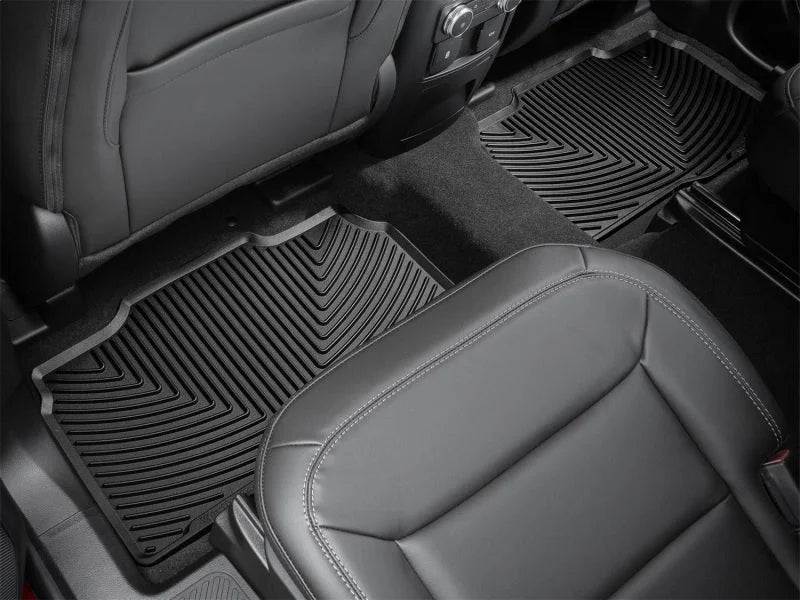 WeatherTech 2020+ Ford Explorer Rear Rubber Mats - Black - Side View