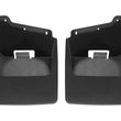 Load image into Gallery viewer, WeatherTech 2020+ GMC Sierra 2500HD/3500HD Rear No Drill Mudflaps - Black - Main Product View