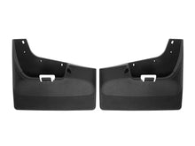 Load image into Gallery viewer, WeatherTech 2020+ GMC Sierra 2500HD/3500HD Rear No Drill Mudflaps - Black - Main Product View