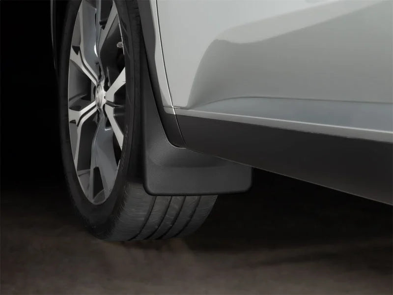 WeatherTech 2020+ Hyundai Palisade No Drill Mudflaps - Black - Side View